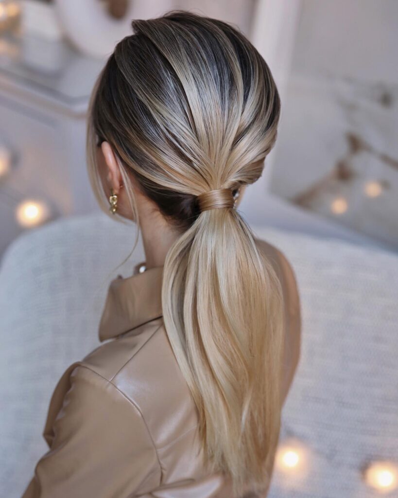 The Wrap Around Ponytail