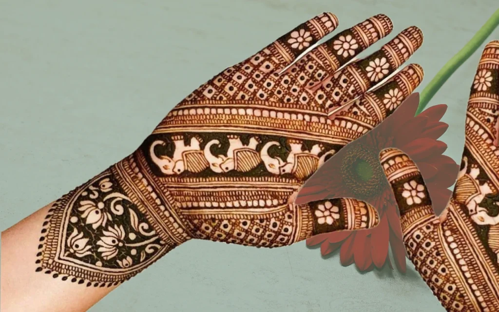 Elephant Mehndi Designs: Elephant designs are said to