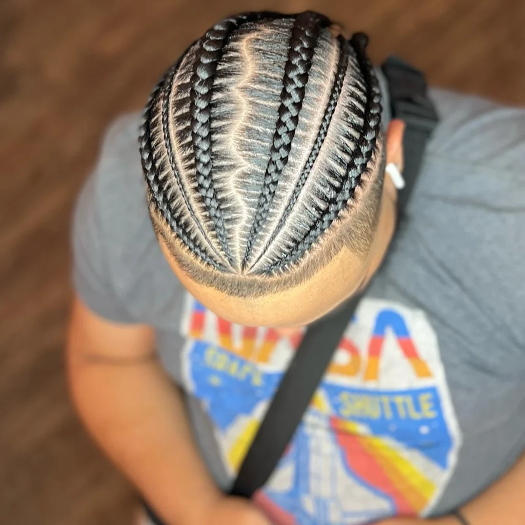 The cornrows Black Hairstyles