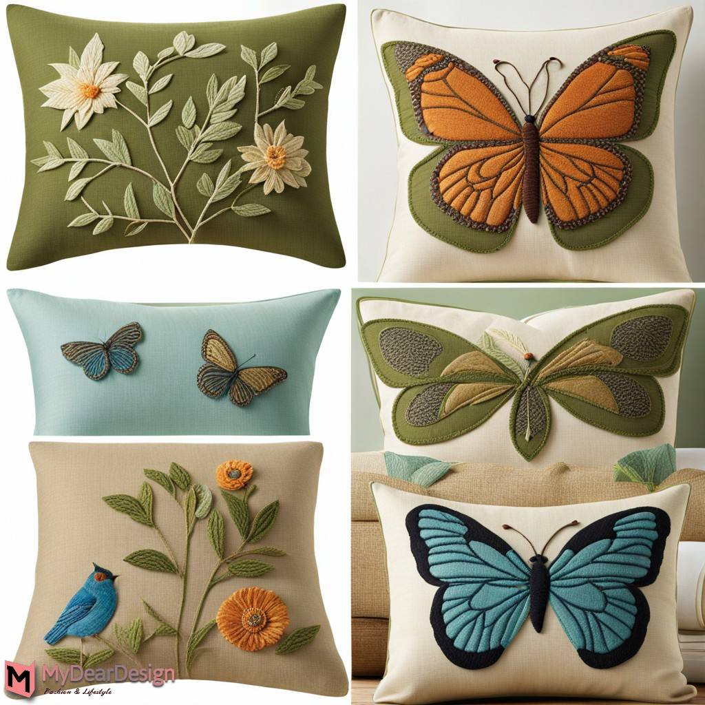 hand embroidered pillow covers