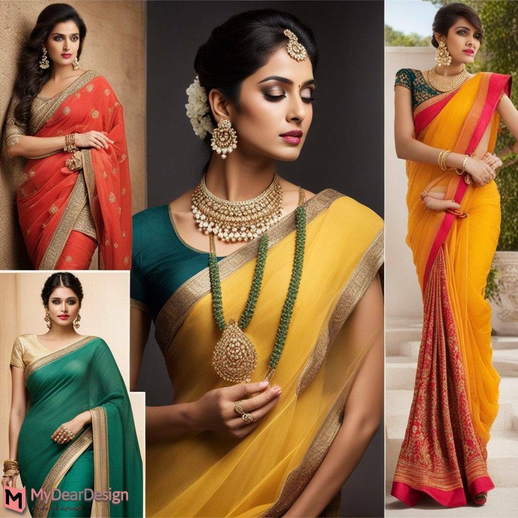 How to accessorize your saree look with jewelry and footwear