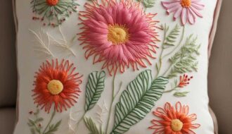 The Beauty of 10+ Simple Pillow Cover Hand Embroidery Designs