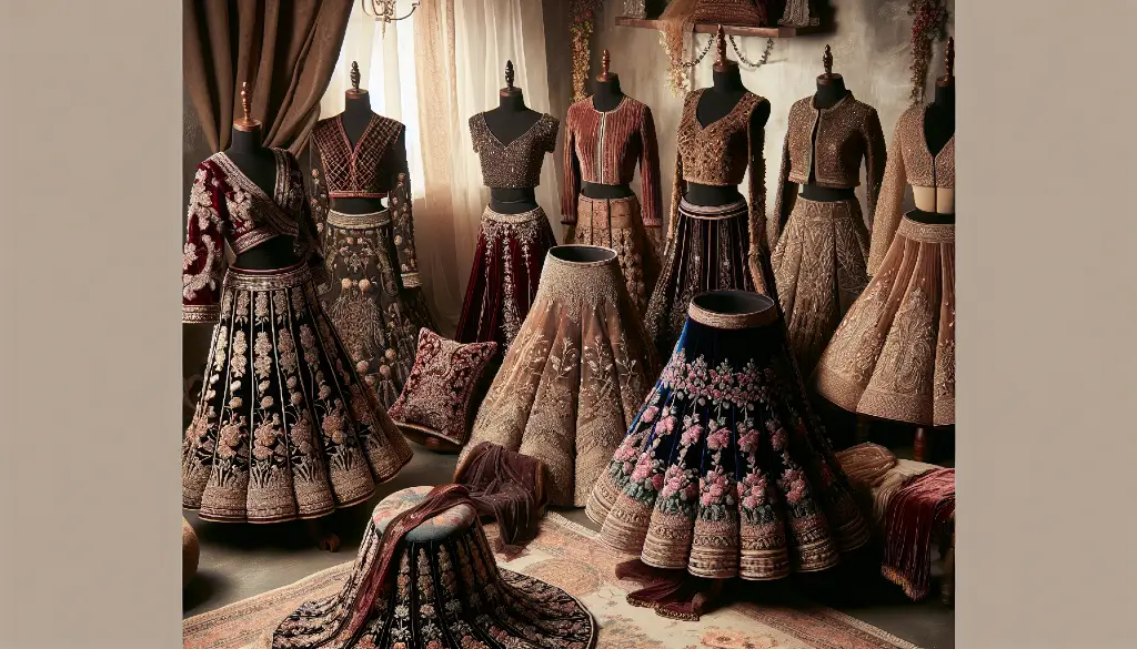 50+ Trending Velvet Lehenga Designs to Look Out for