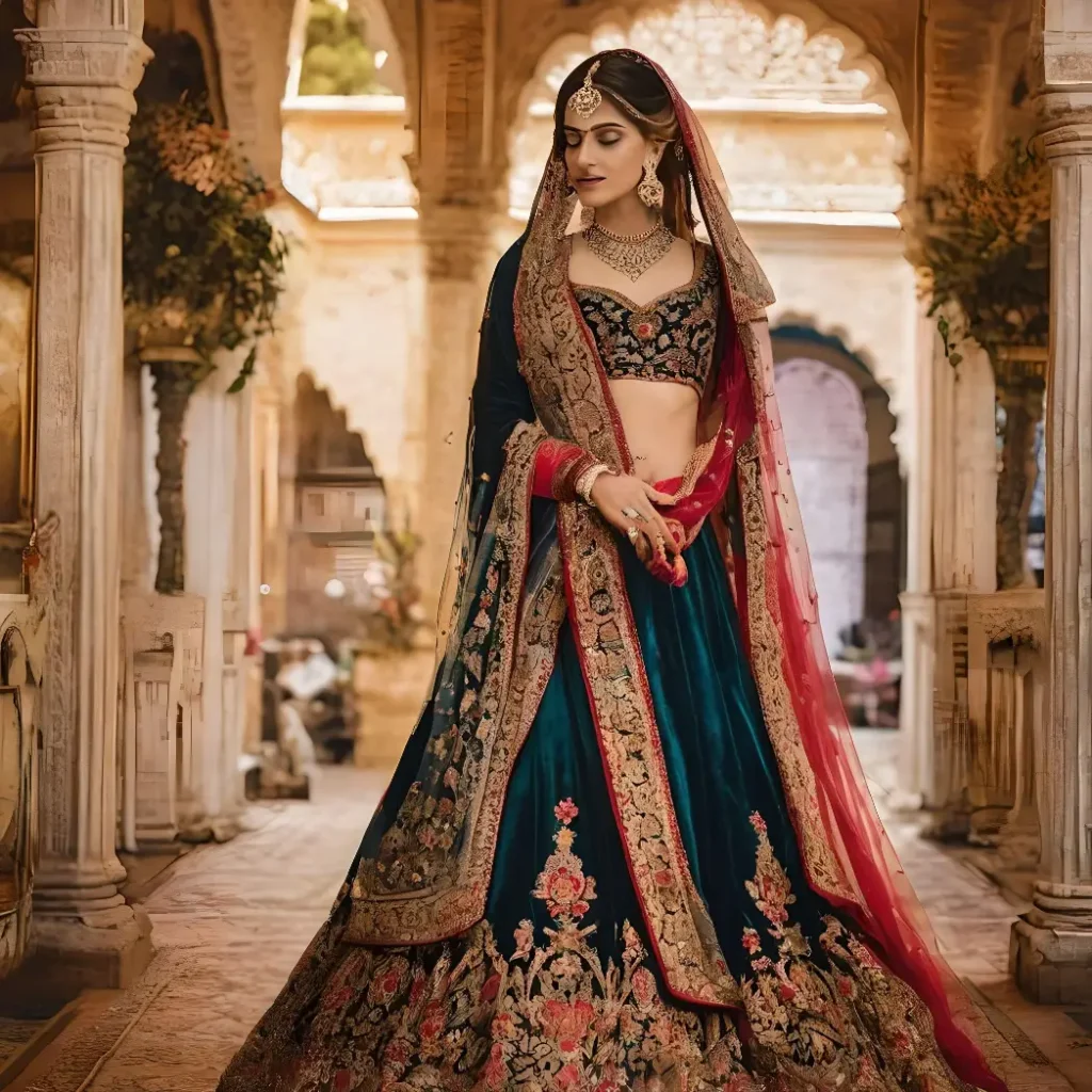 50+ Trending Velvet Lehenga Designs to Look Out for