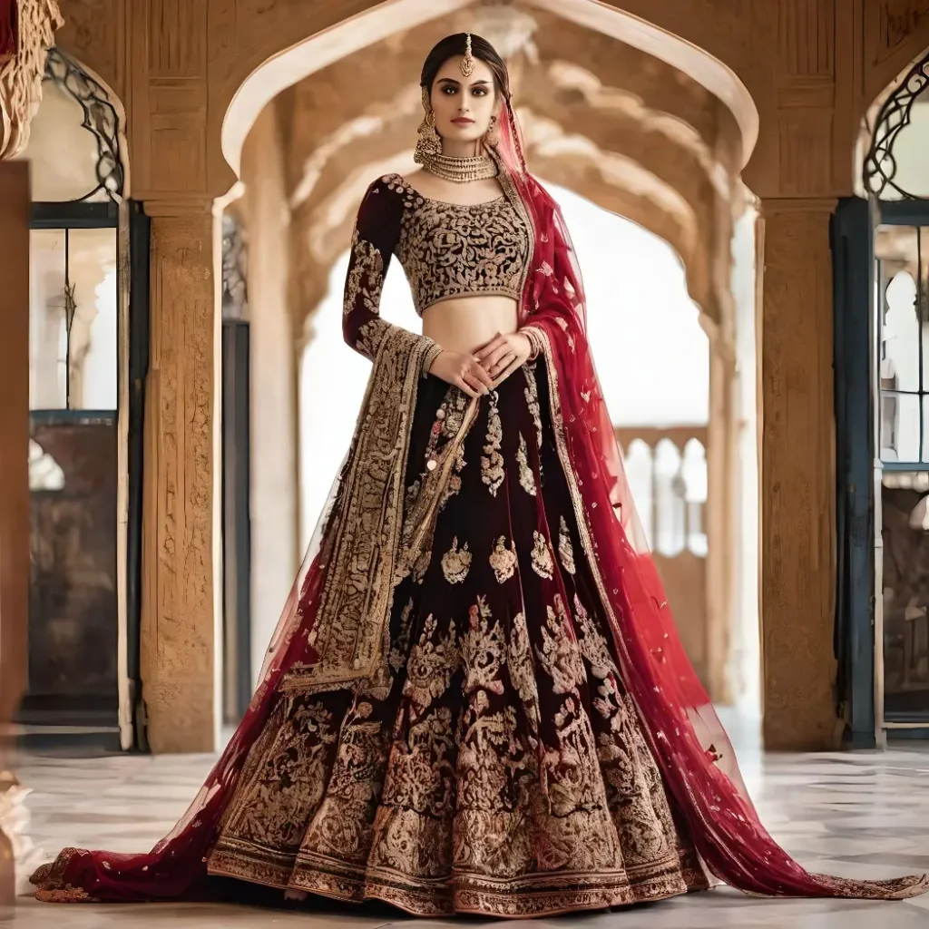 Discover the epitome of luxury and style with 50+ trending velvet lehenga designs. Captivate the fashion world with plush textures, vibrant colors, and exquisite heavy embroidery. Elevate traditional wear to new heights.