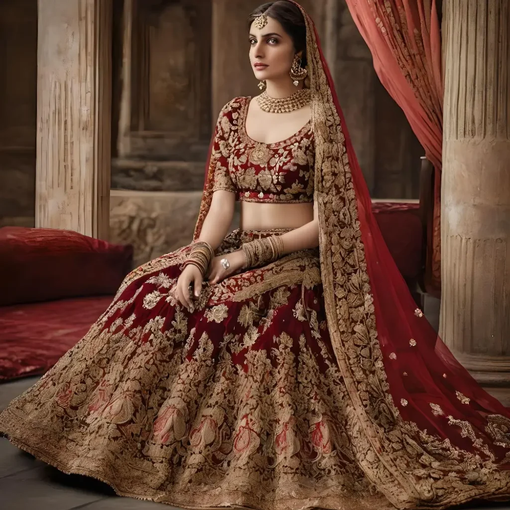 50+ Trending Velvet Lehenga Designs to Look Out for