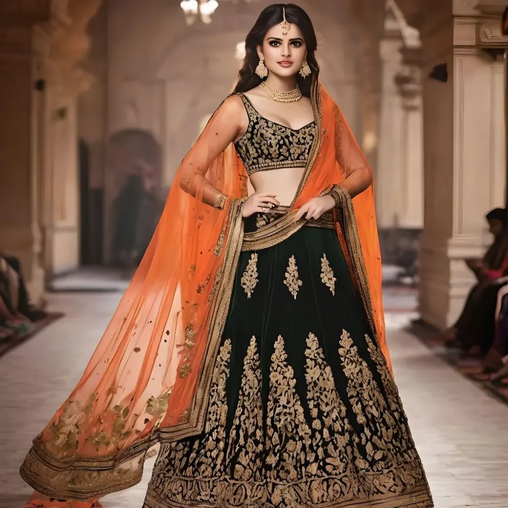 50+ Trending Velvet Lehenga Designs to Look Out for