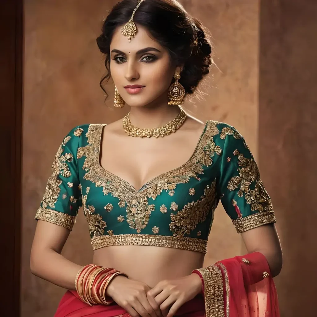 Latest Blouse Designs for Lehengas