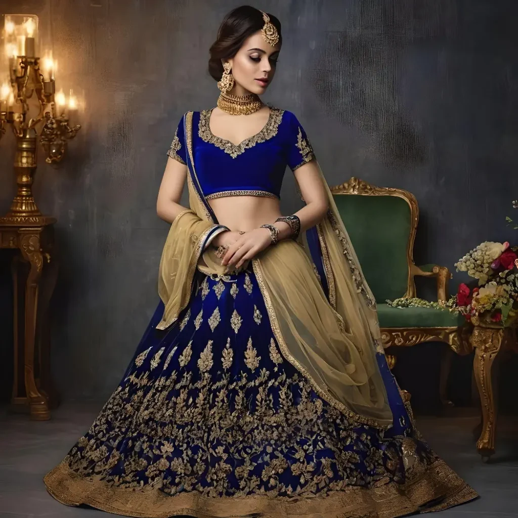 50+ Trending Velvet Lehenga Designs to Look Out for