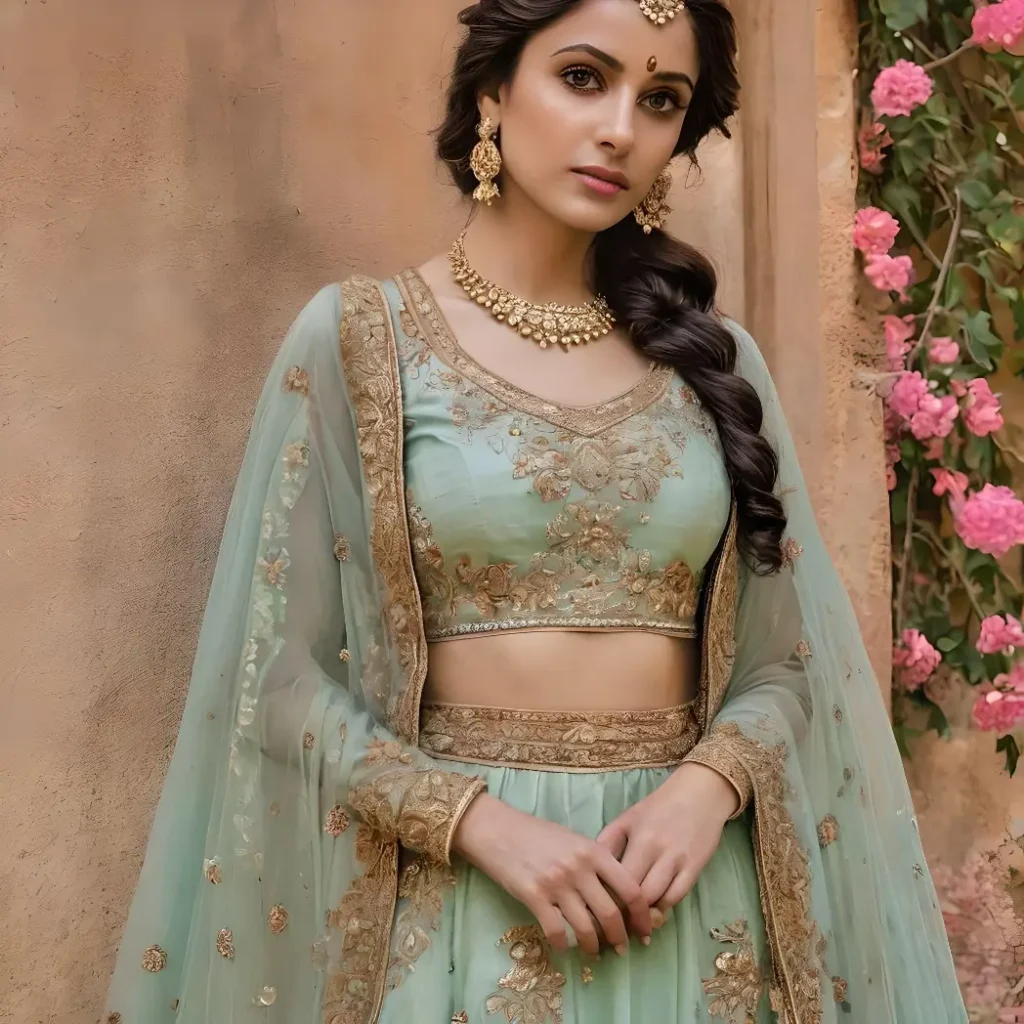 25+ Simple Net Lehenga Designs to Elevate Your Traditional Look