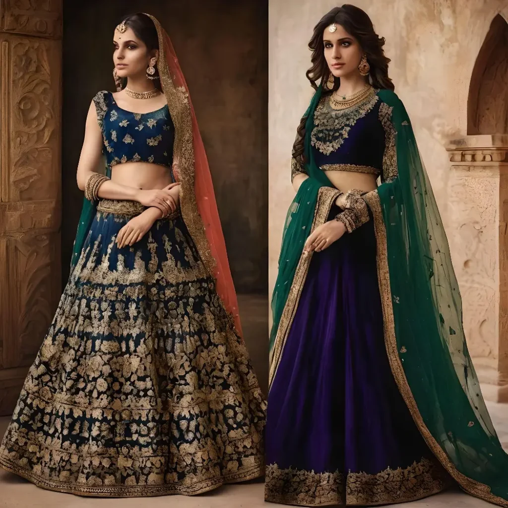 50+ Trending Velvet Lehenga Designs to Look Out for