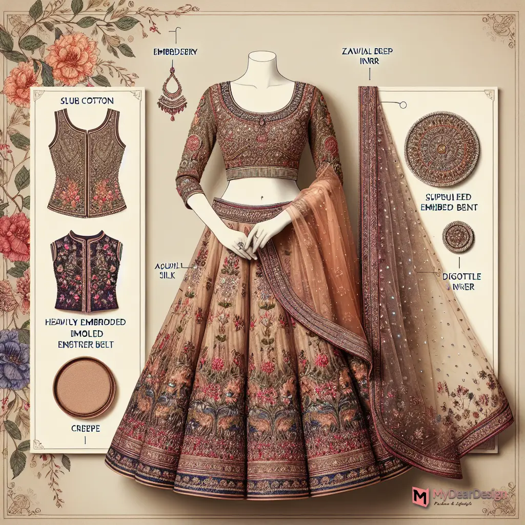 Elevate Your Style: 12 Must-Have Muslin Silk Lehenga Designs