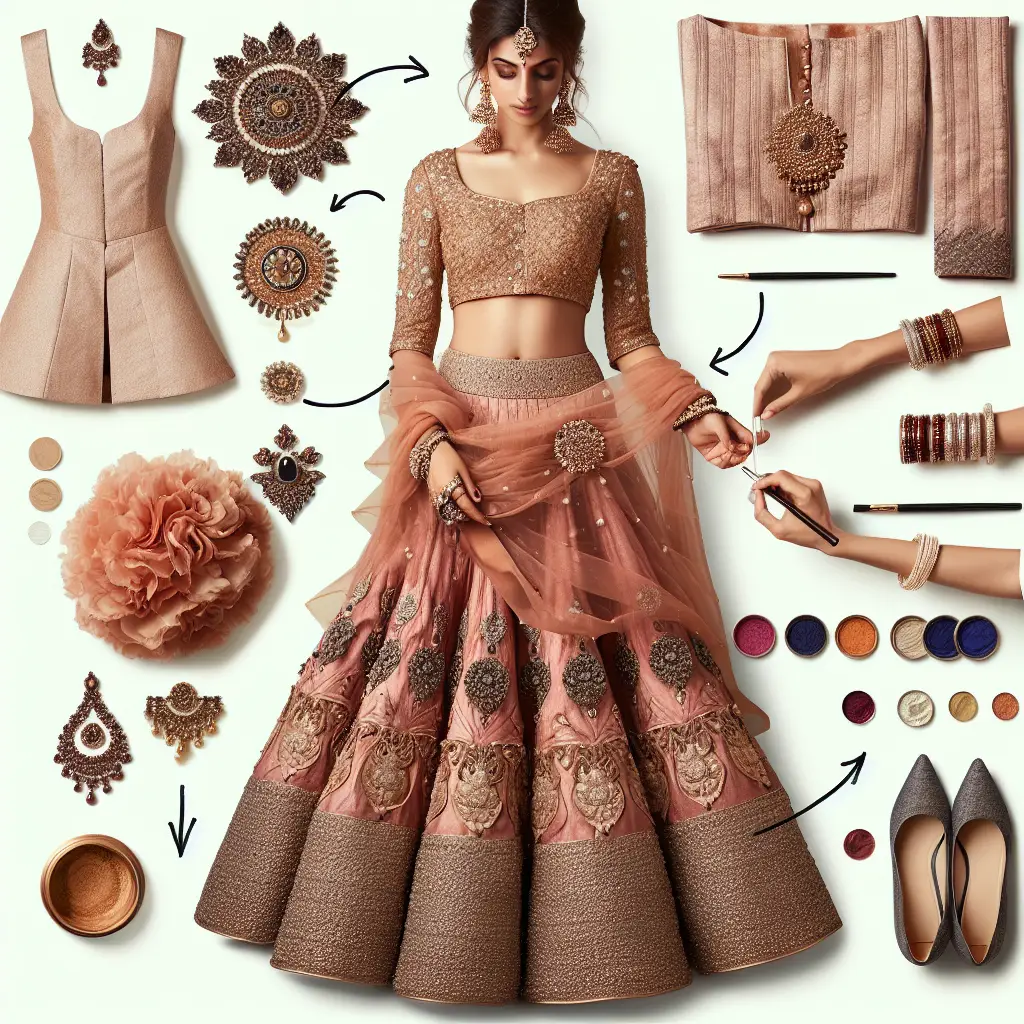 Accessorizing Your Peplum Lehenga
