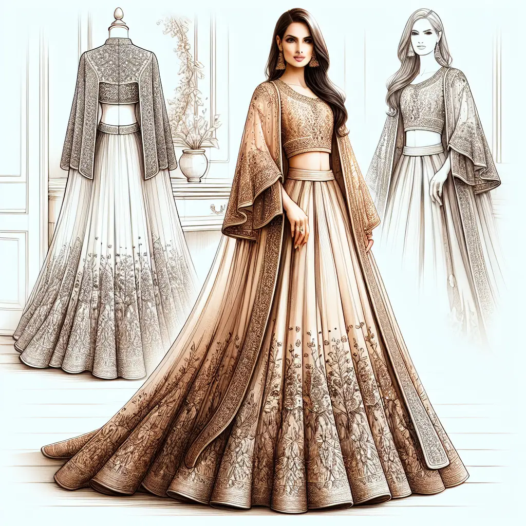 Explore the Elegance: Top Cape Lehenga Designs to Watch in 2024