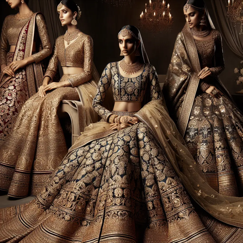 Banarasi Silk Lehenga Designs