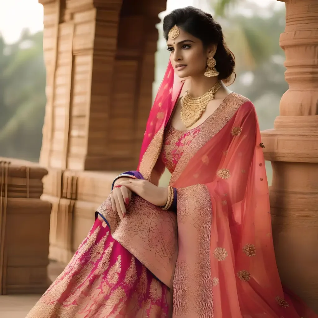 Chanderi Silk Lehenga Designs
