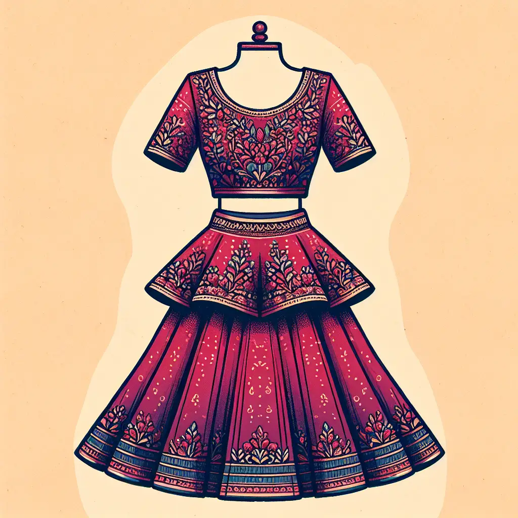 Defining Peplum Lehengas