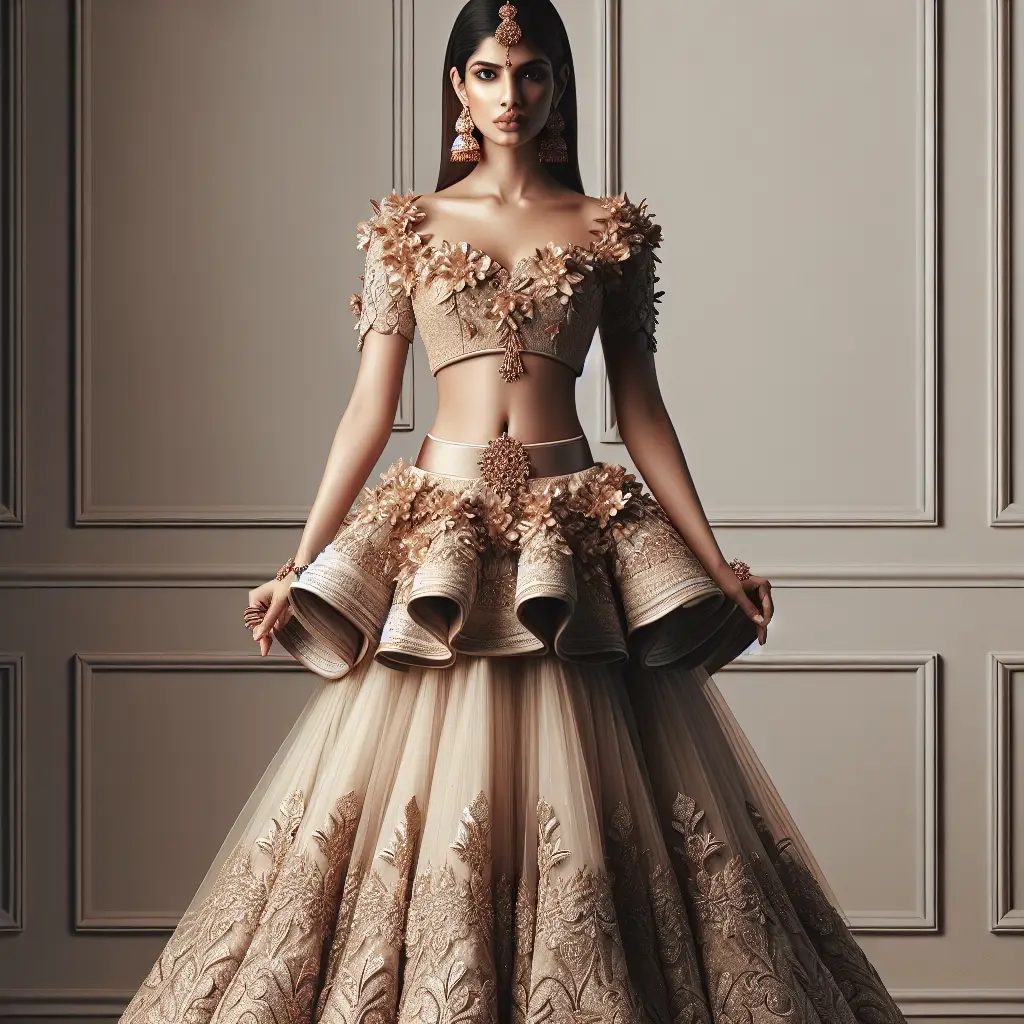 Peplum Lehengas: 10 Stunning Styles to Elevate Your Ethnic Wardrobe