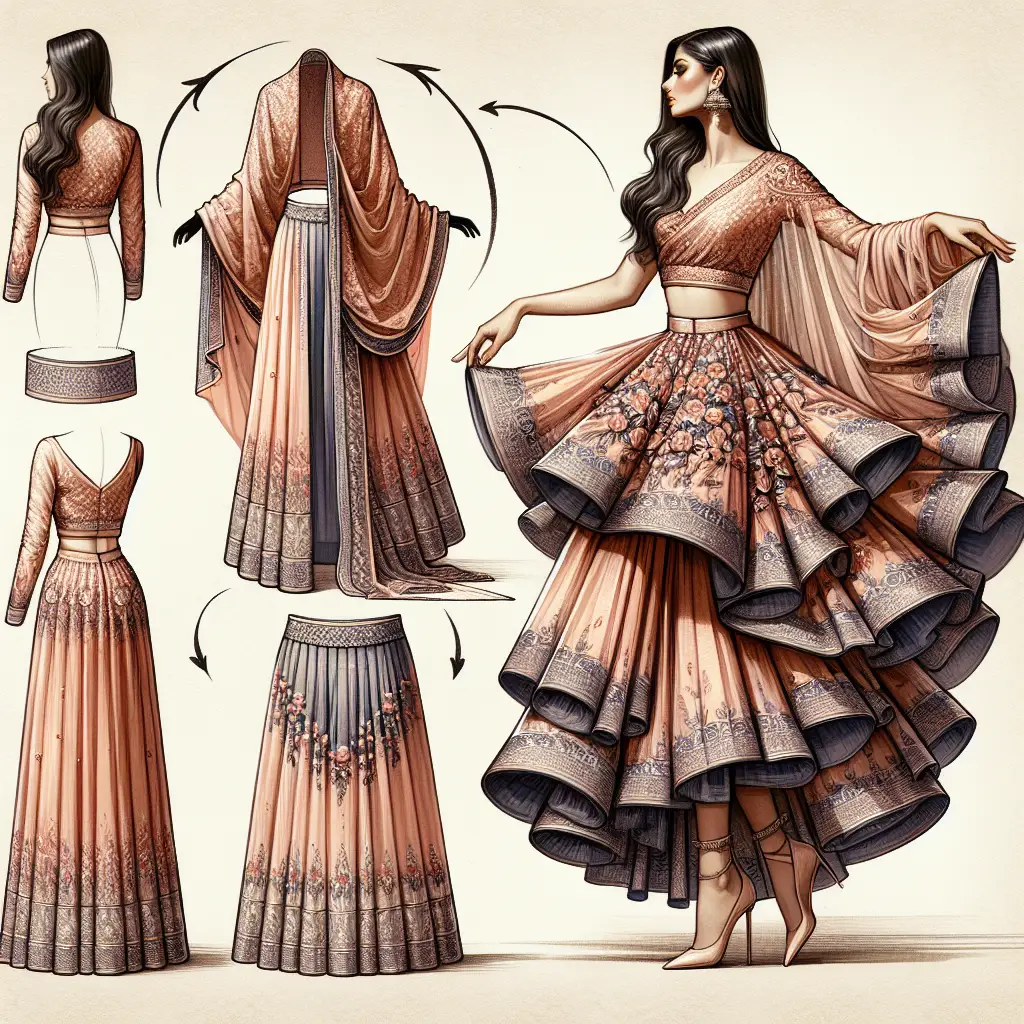 Explore the Elegance: Top Cape Lehenga Designs to Watch in 2024