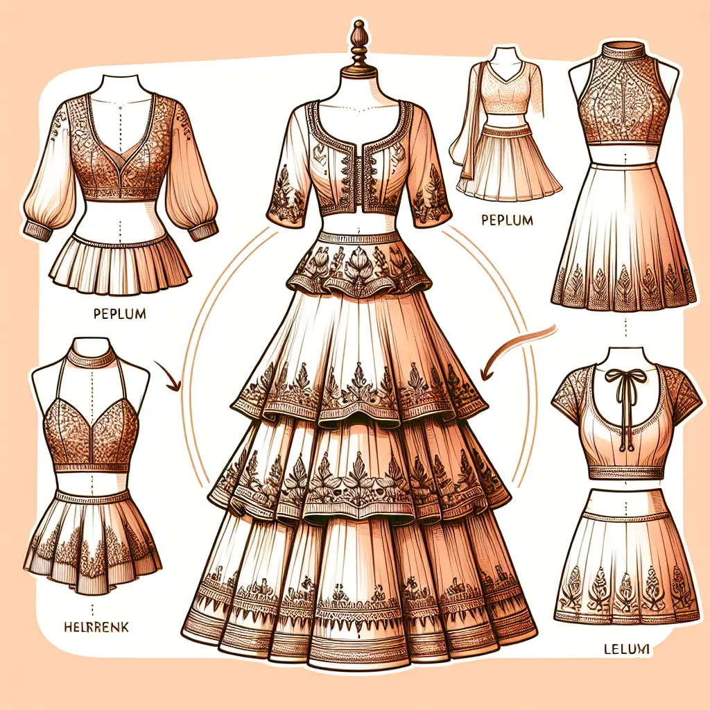 Peplum Lehengas: 10 Stunning Styles to Elevate Your Ethnic Wardrobe