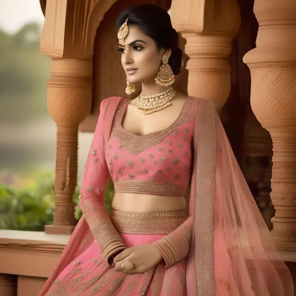 Muslin Silk Lehenga Designs