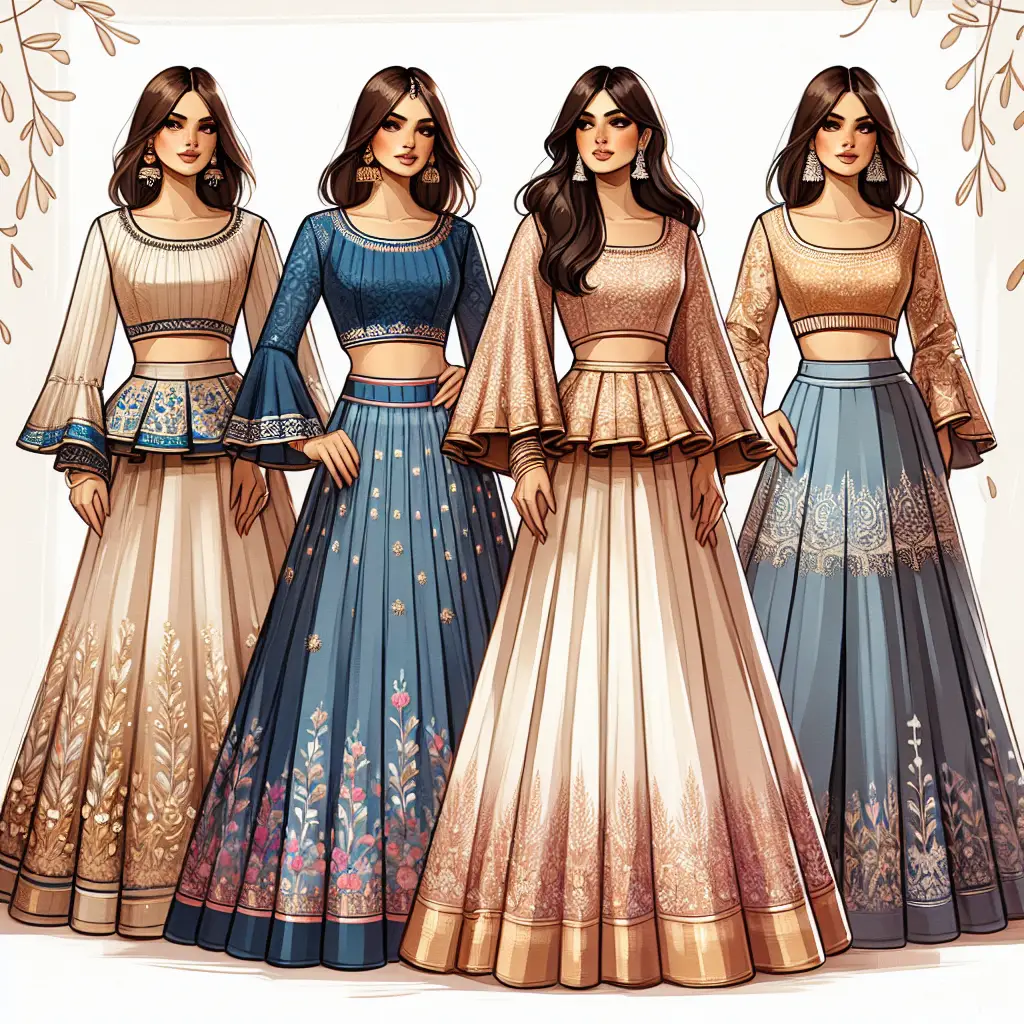 Peplum Lehengas: 10 Stunning Styles to Elevate Your Ethnic Wardrobe
