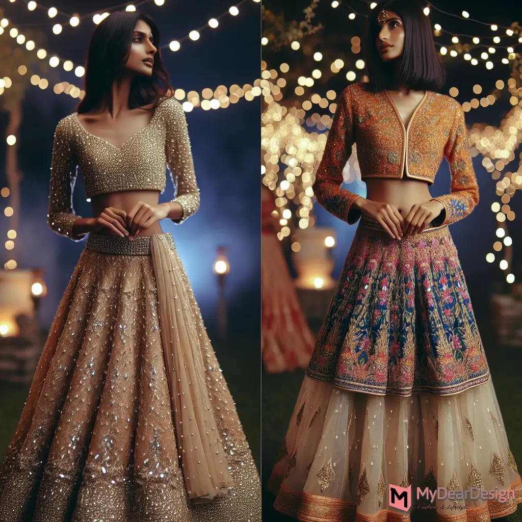 Elevate your ethnic fashion game with our curated collection of 16+ stunning crepe lehenga designs for every occasion. From traditional to modern, find the perfect style at mydeardesign.com.