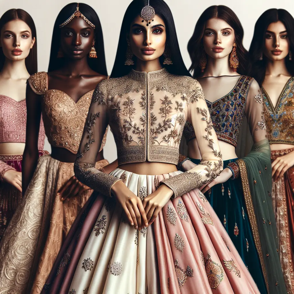 Traditional Peplum Lehengas