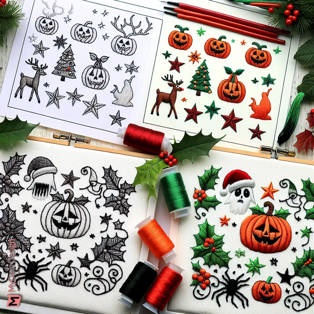 Beautiful Hand Embroidery Designs for Cushion Cover