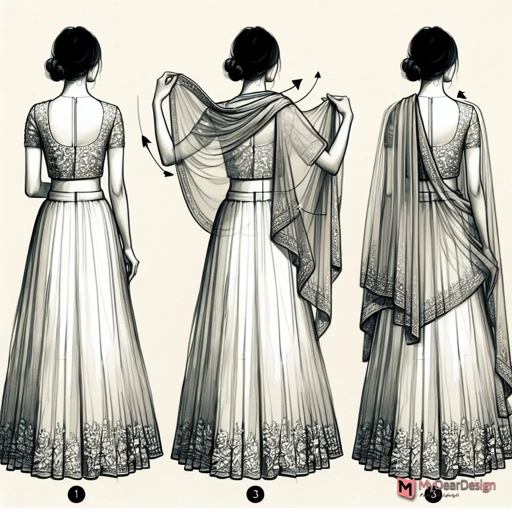 Net Lehenga Accessorizing Ideas