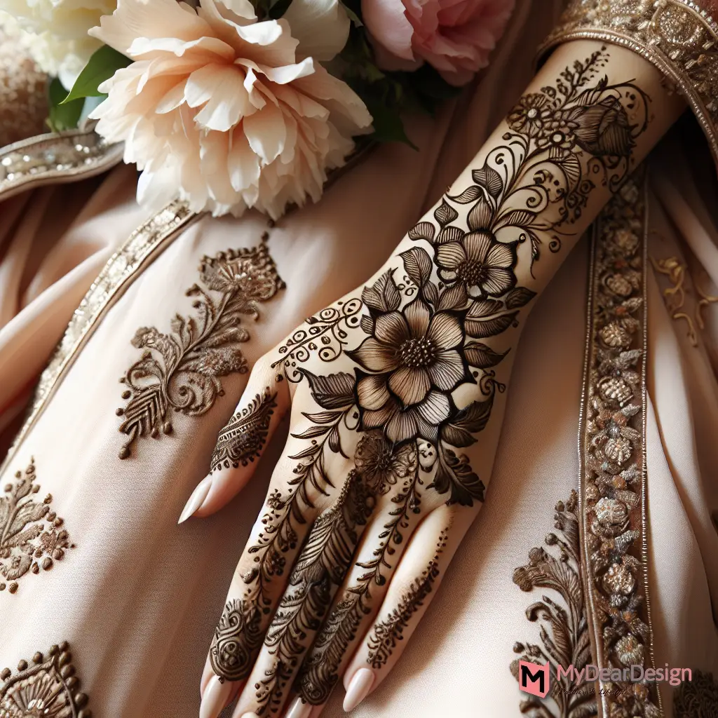 Floral Mehndi Design Overview