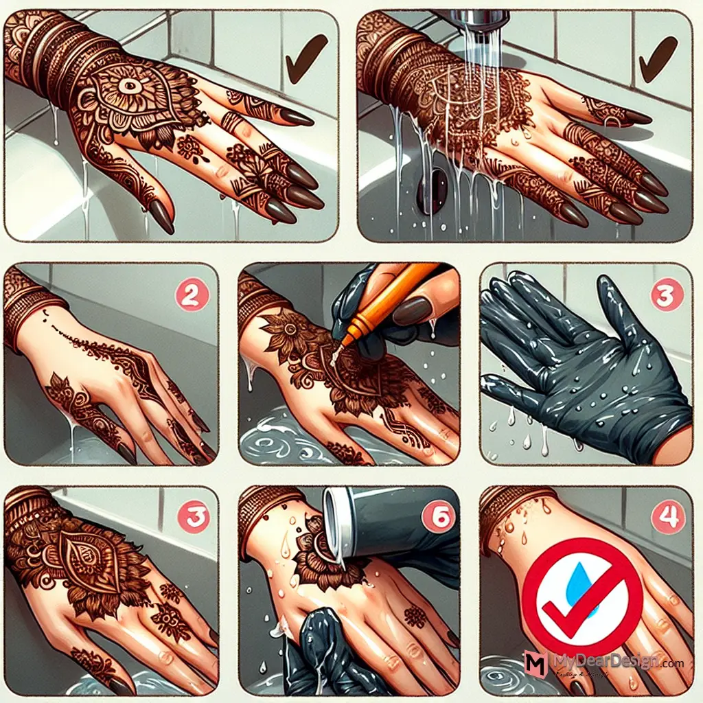 Prolonging Mehndi Designs