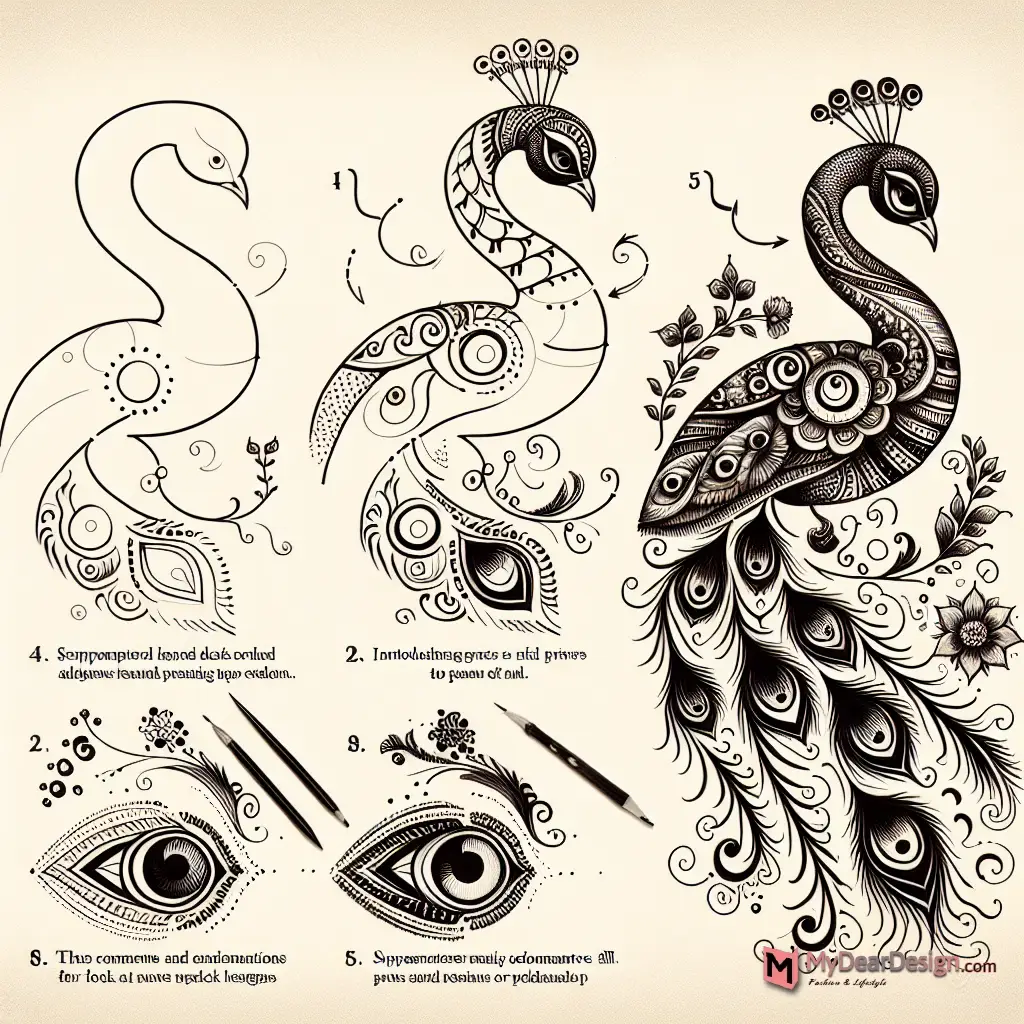 Tips for Drawing Peacock Designs