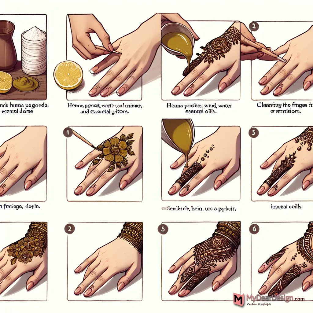 Techniques for Finger Mehndi