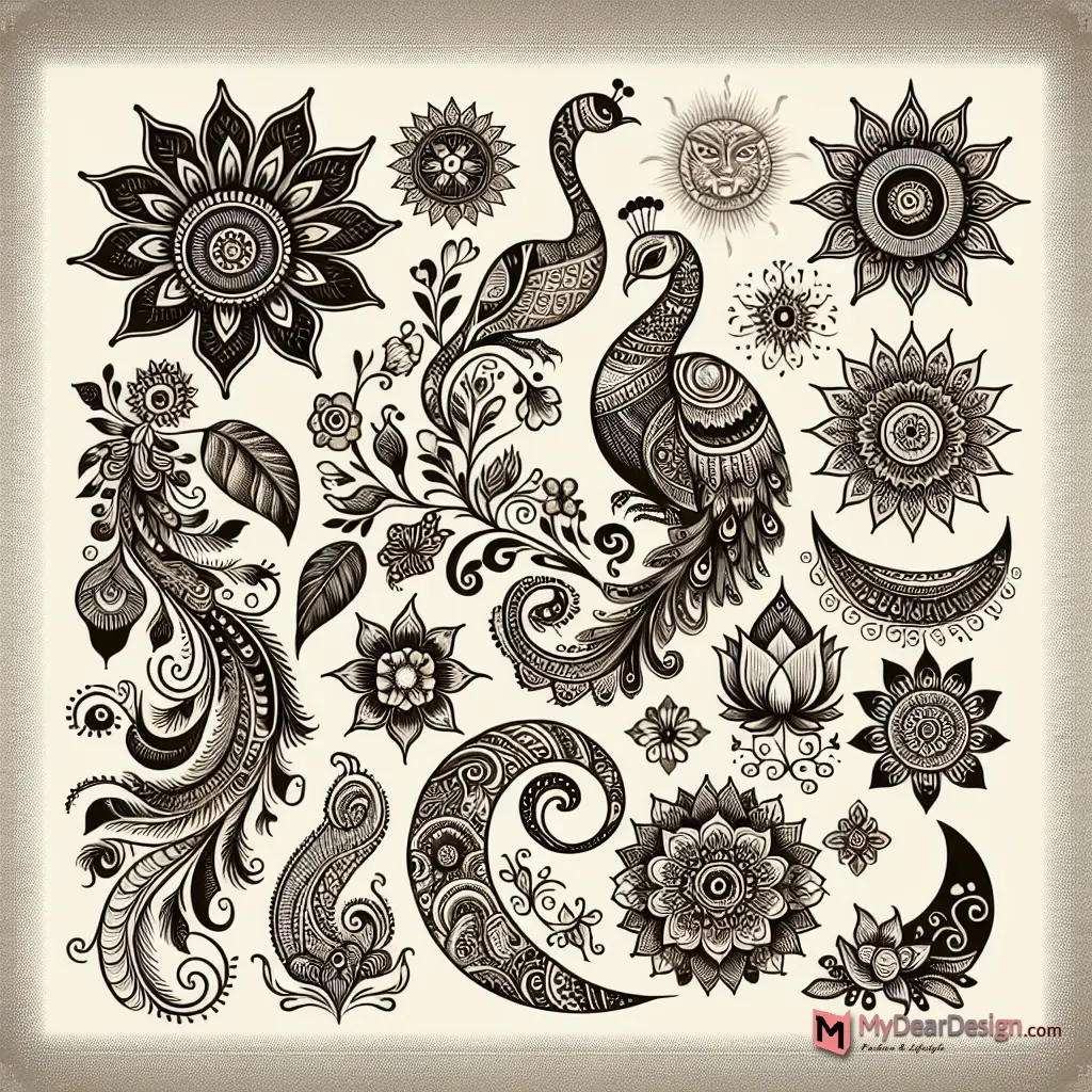 Classic Indian Mehndi Motifs
