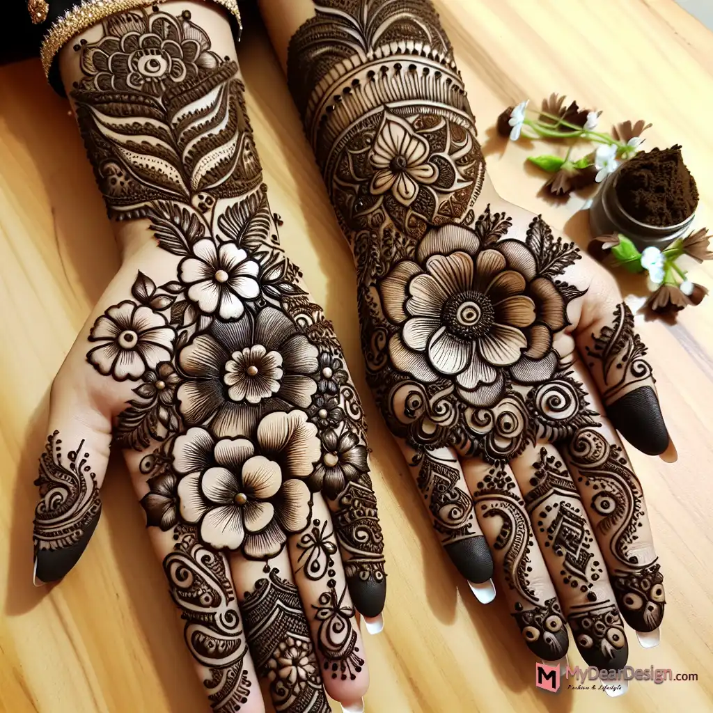 Floral Mehndi Designs