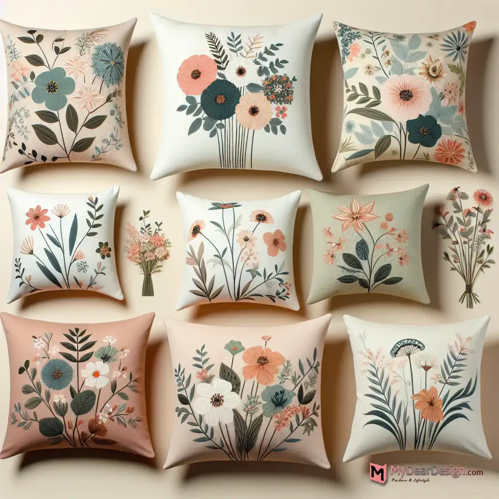 Flora Floral Pillow Cover – 10+ Amazing Designs