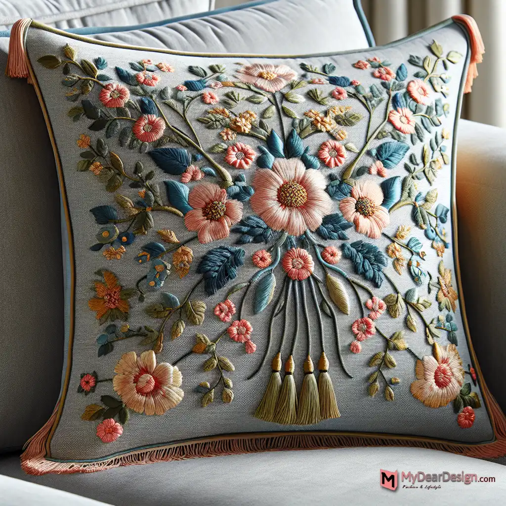 Floral Cushion Cover