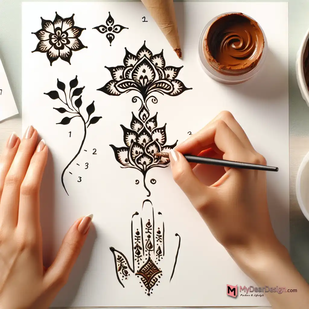 DIY Guide: How to Design Your Own Ashoka Flower Mehndi Design