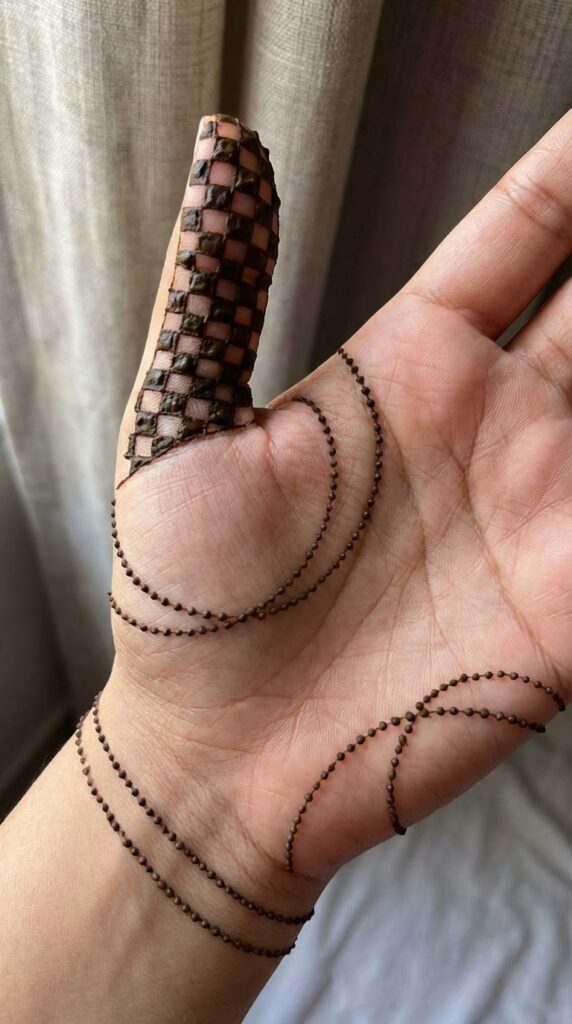 Checkerboard Mehndi