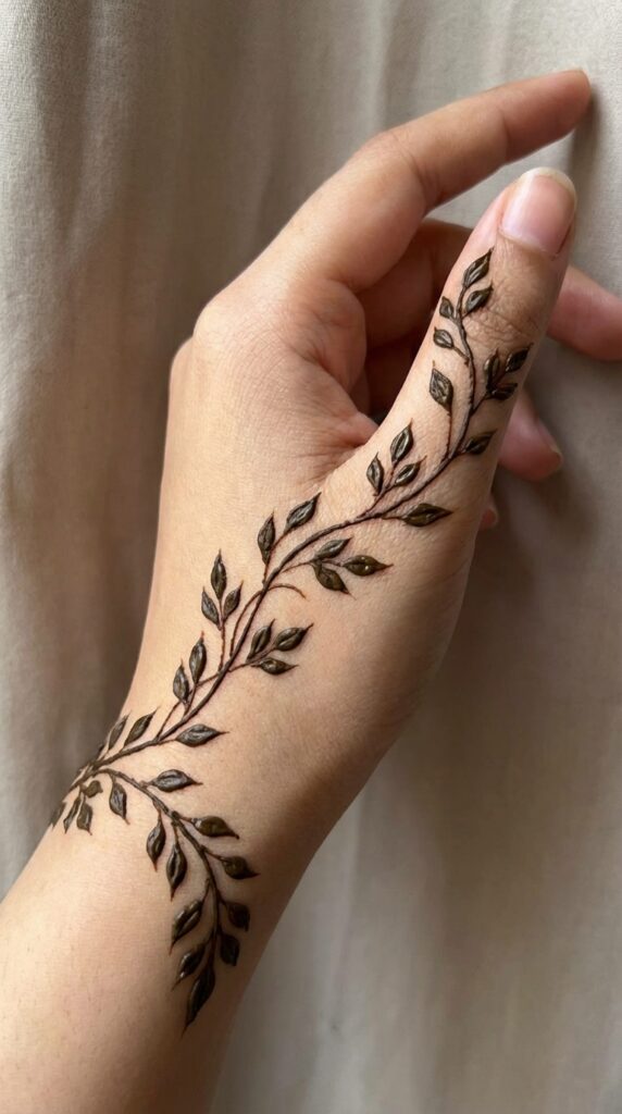 Leafy Trail Mehndi