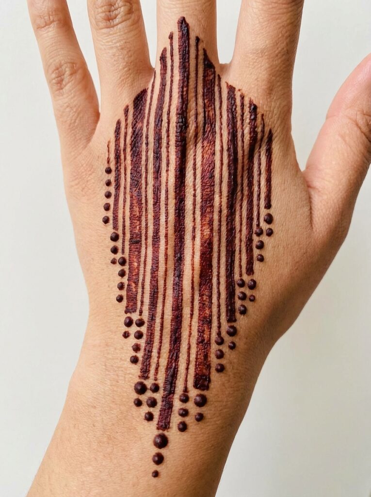 Waterfall Mehndi Art