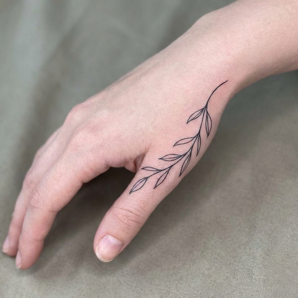 Chic Back Hand Mehndi Jewelry Style