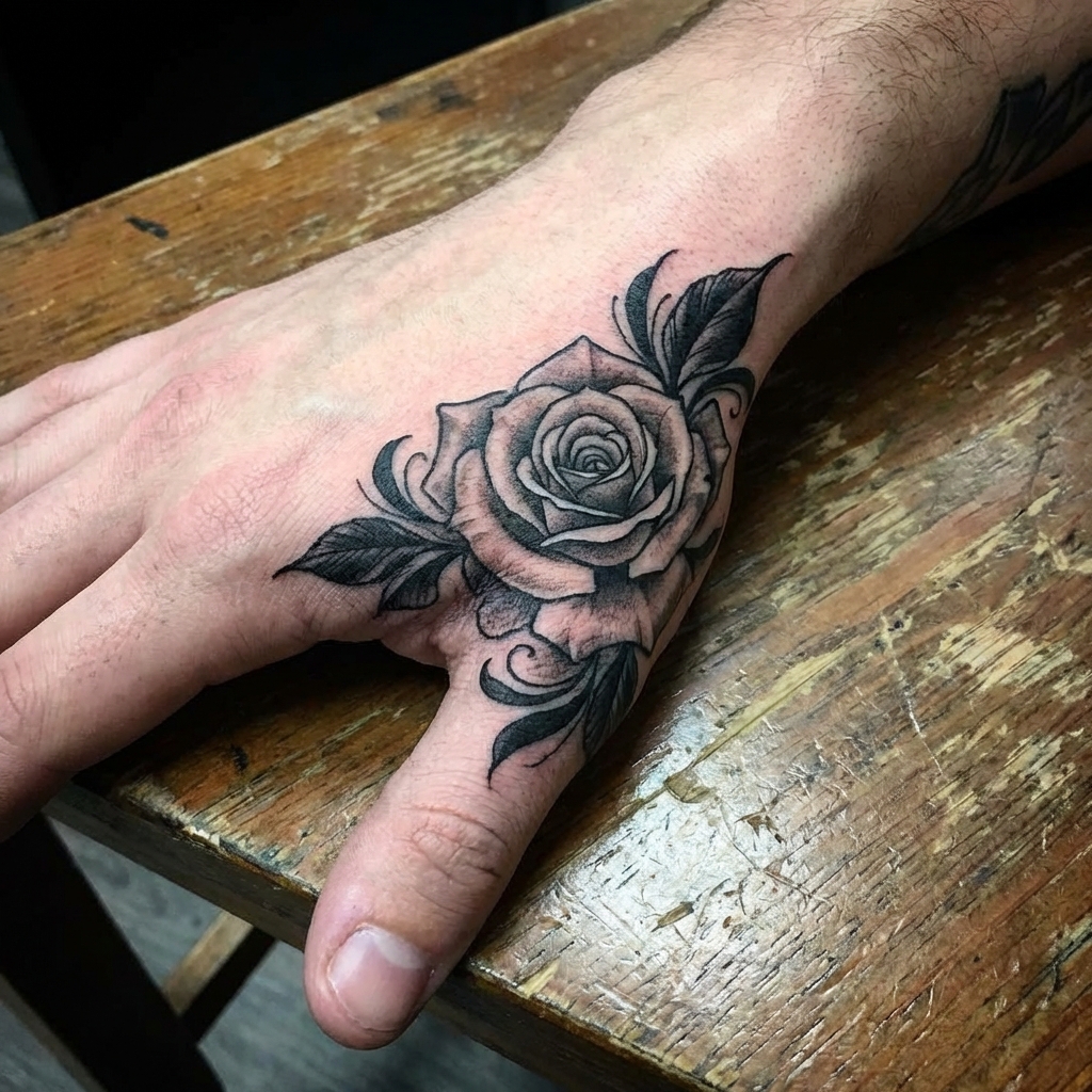 Chic Back Hand Mehndi Jewelry Style