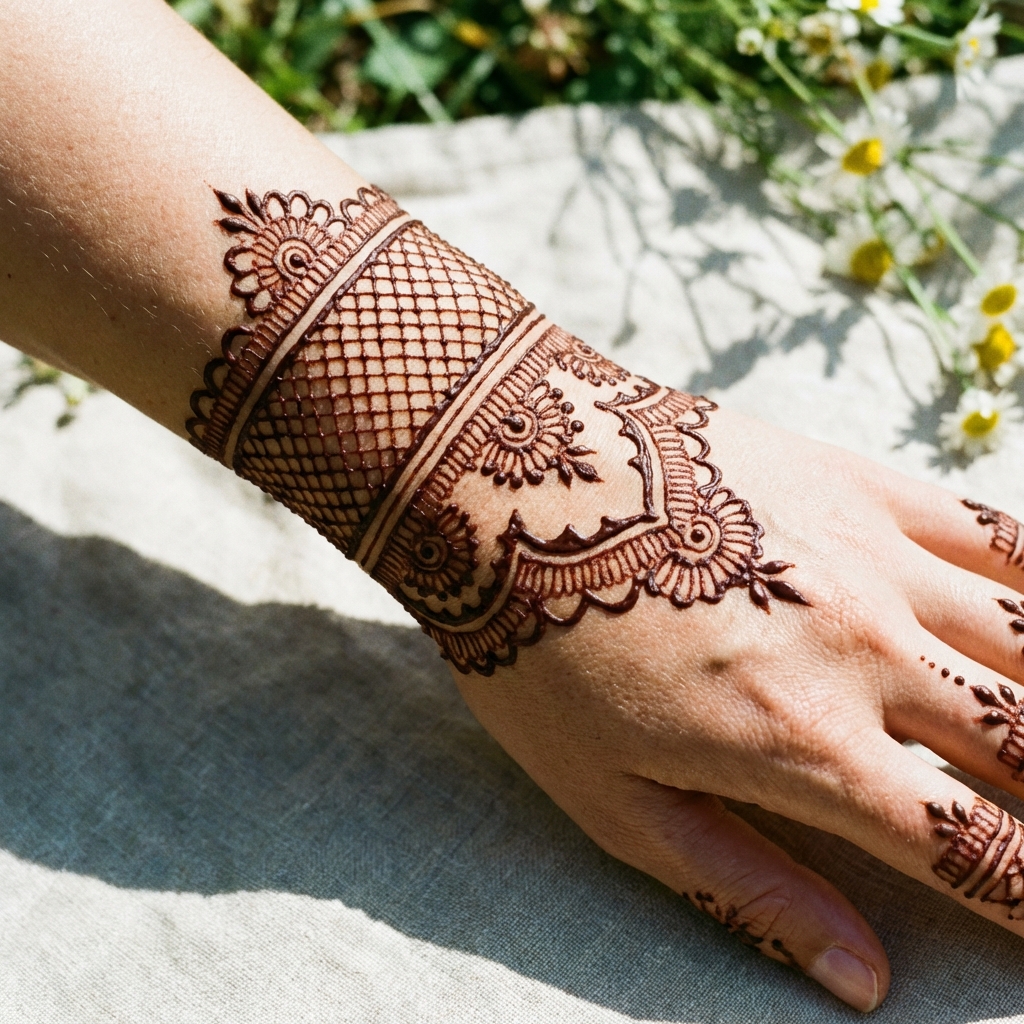 Henna bracelet style