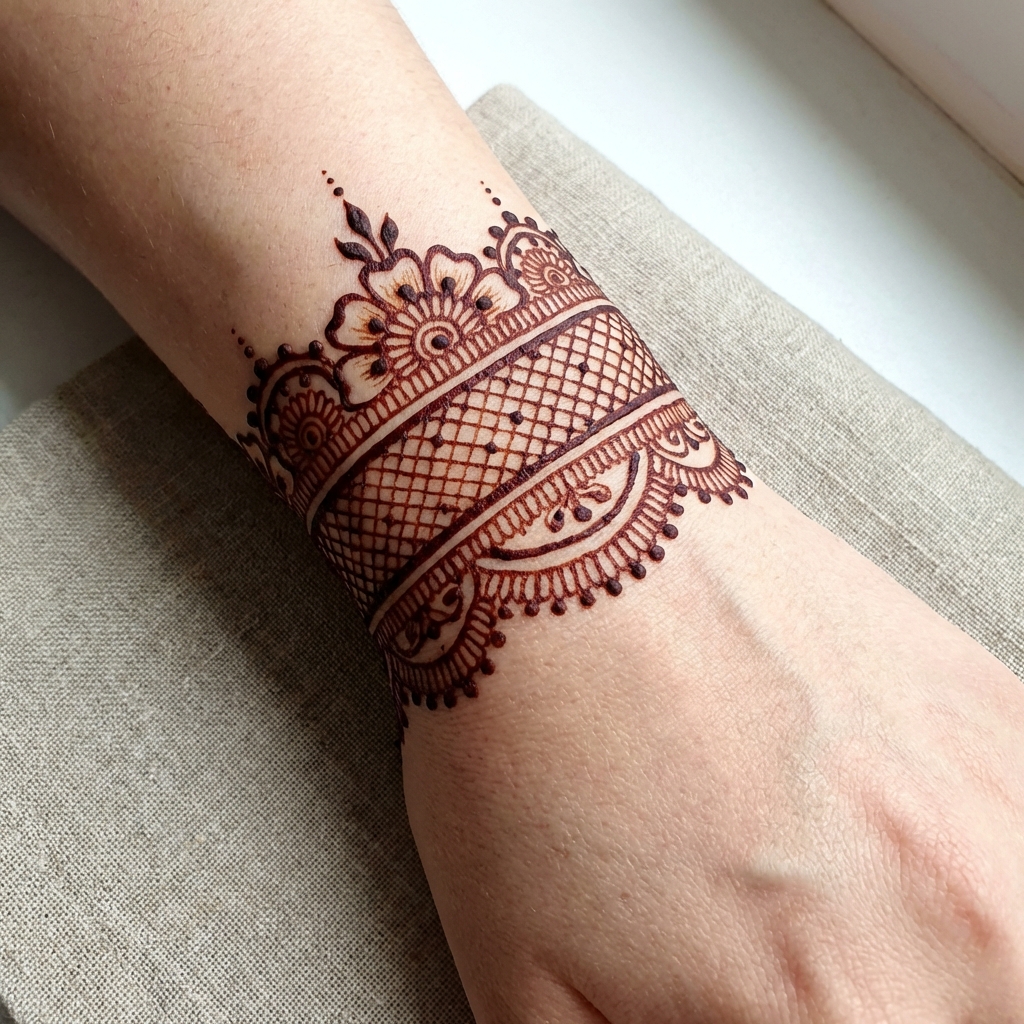 Henna bracelet style
