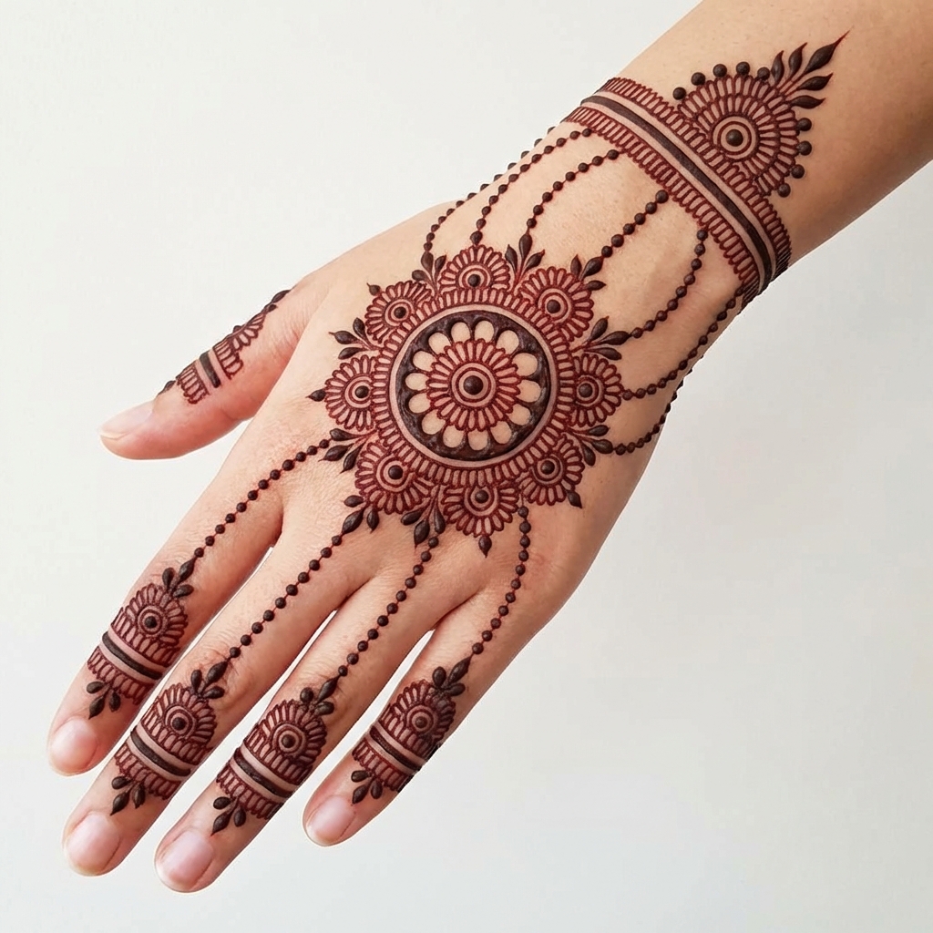 Jewelry style back hand