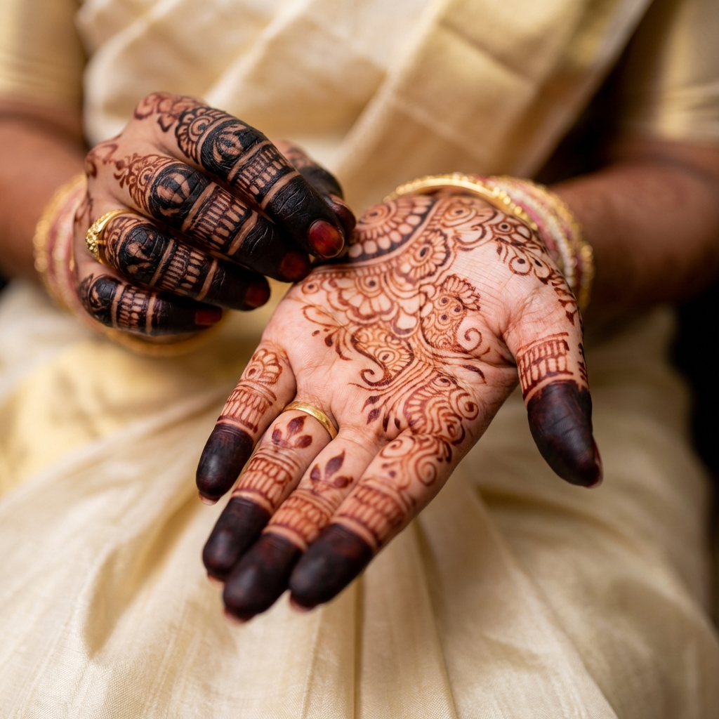 Royal Easy Bridal Mehndi Khafif Style