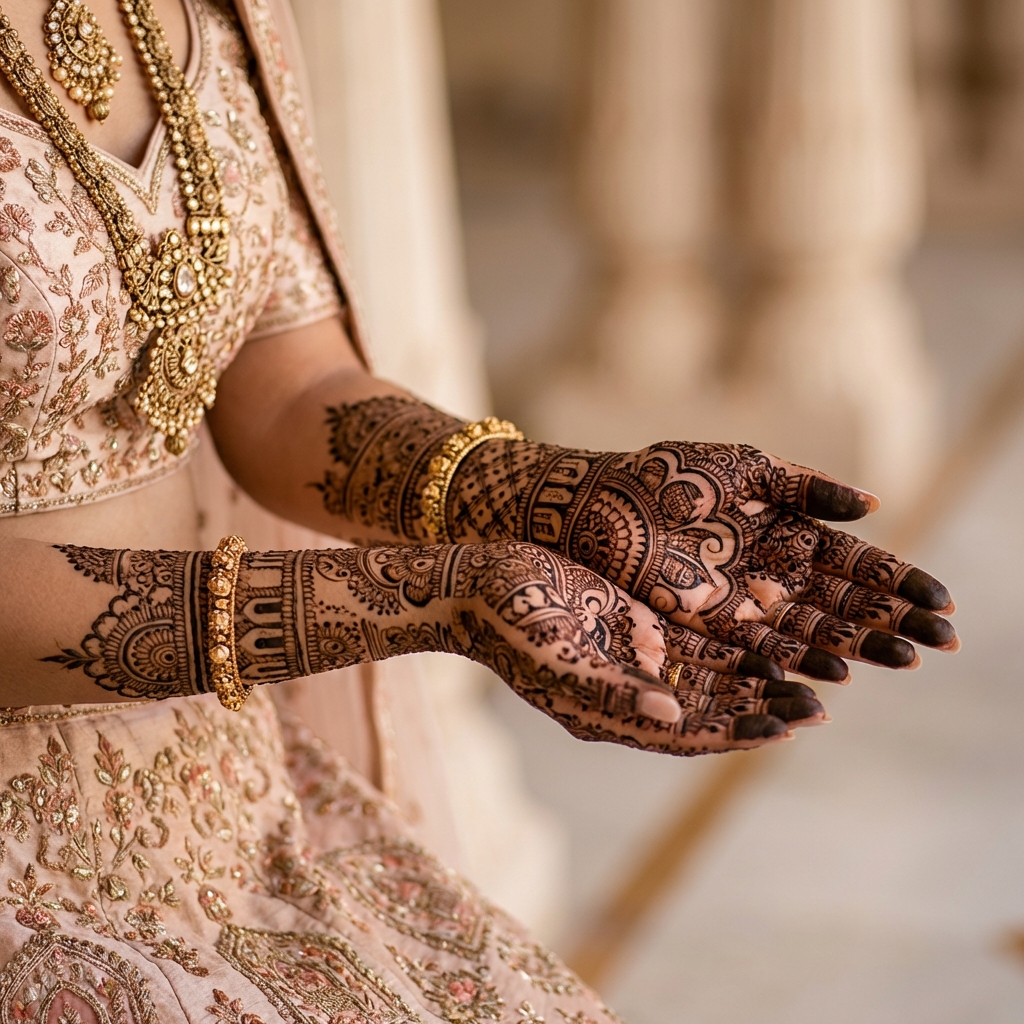 Royal Easy Bridal Mehndi Khafif Style